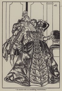 Illustration till The Essays of Elia av Charles Lamb (litho) av A. Garth Jones