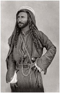 En beduin från öknen, Irak, 1925