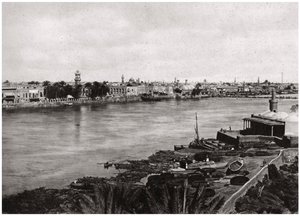 Moderna Bagdad, Kalifernas stad, Irak 1925 av A. Kerim