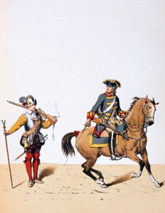 Franska kungliga trupper, c1750 1887