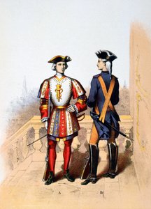 Kunglig vakt åt kungen och kavaljeren, 1700-talet 1887