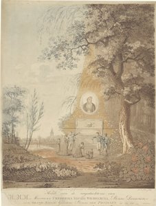 Jubileumsnål med anledning av Wilhelmina av Preussens död Hyllning till minnet av HKH Madame Frederika Sophia Wilhelmina, prinsessan Douariere av Oranje Nassau (titel på objektet)