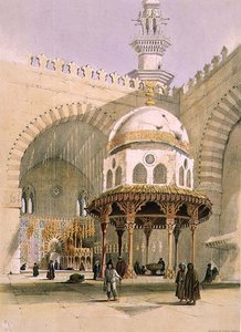 Sultan Hassans moské, Kairo, pub. 1846 (lito)