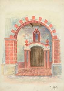 Restaureringsritning av A. Regli