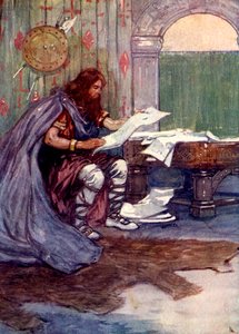 Alfred fann mycket nöje att läsa, 900-talet, 1905.