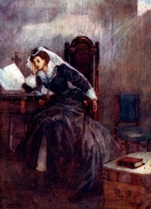 I nitton år hölls denna stackars drottning i fängelse, 1500-talet, 1905. av A. S. Forrest