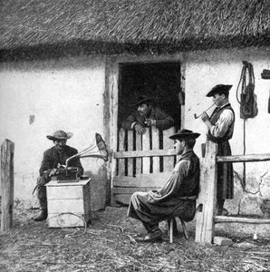 Fritid för koherdar, Ungern, 1922.