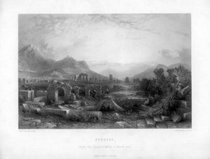 Efesos, Turkiet, 1800-talet.