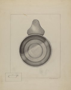 Pewter Porringer av A. Zaidenberg