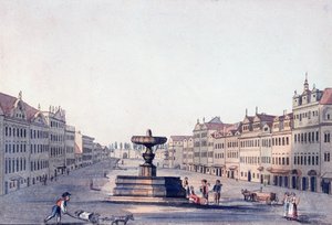 Hästmarknad, ca 1810
