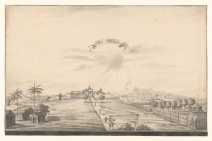 Utsikt över fästningen Salatiga Salatiga (titel på objekt)