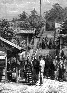 Guards of the Swiss Legation, Yedo Tokyo, 1800-talet.