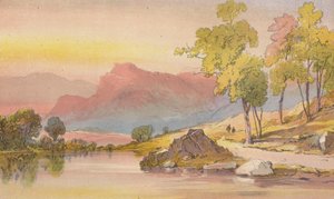 En spets av Ben Lomond (chromolitho) av Aaron Edwin Penley