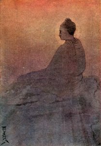 Buddhas seger (färg litho)