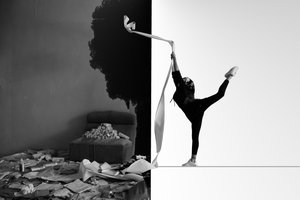 Gymnastens hoppfulla balans av Abbas Valadi