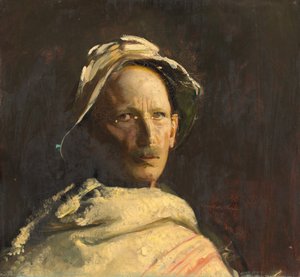 Självporträtt, 1919. av Abbott Handerson Thayer