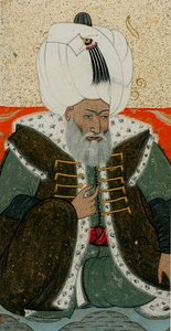Bayezid II, Sultan av det osmanska riket, ca. 1710 av Abdulcelil Levni