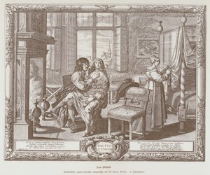Tactus (beröringen) av Abraham (after) Bosse