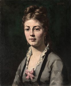 Porträtt av en kvinna av Abraham Archibald Anderson