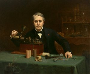 Thomas Alva Edison (1847-1931) av Abraham Archibald Anderson