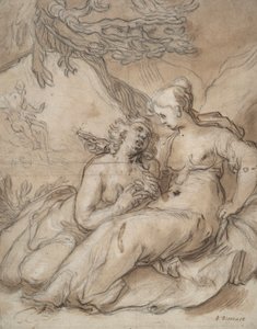 Ceres och Proserpina (?) av Abraham Bloemaert