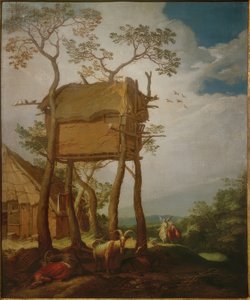 Landskap med Tobias och ängeln av Abraham Bloemaert