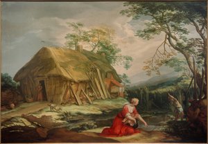 Latona och de lykiska bönderna av Abraham Bloemaert