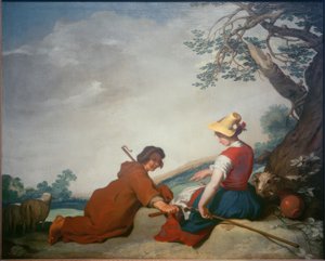 Pastoral scen av Abraham Bloemaert