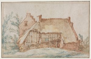 Farmers Cottage recto, ca. 1600. av Abraham Bloemaert