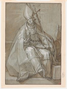 Sankt Willibrord av Abraham Bloemaert