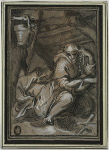 Sankt Hilarion av Abraham Bloemaert