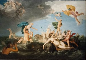 Svenska:  Neptunus triumftåg Neptunus triumf av Abraham Bloemaert