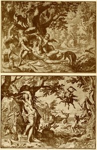 Venus och Adonis av Abraham Bloemaert