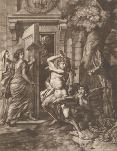Herkules före Janustemplet av Abraham Blooteling