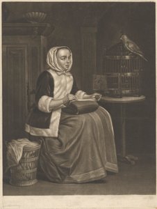 Kvinnasömnad av Abraham Blooteling