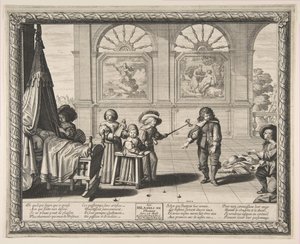 Barndom, 1636. av Abraham Bosse