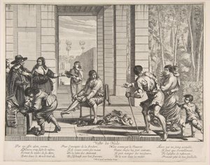 Klädetiggare, 1635. av Abraham Bosse