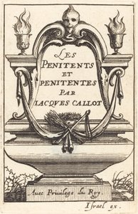 Frontispice till Callots "The Penitents" av Abraham Bosse