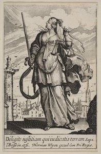Rättvisa, 1636. av Abraham Bosse
