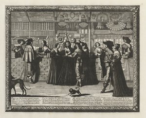 Parisgalleriet av Abraham Bosse