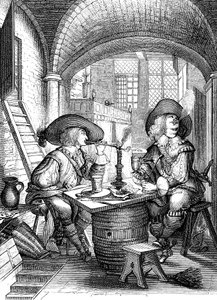 Le Tabac, 1600-talet av Abraham Bosse