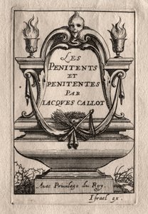 The Penitents: Frontispice av Abraham Bosse