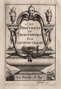 Les Penitents: Frontispice. av Abraham Bosse