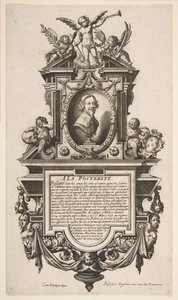 Porträtt av Jacques Callot, ca. 1636. av Abraham Bosse