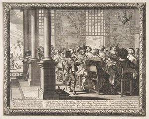 Banketten för den förlorade sonens återkomst, ca. 1636. av Abraham Bosse