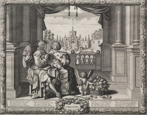 De fyra årstiderna av Abraham Bosse