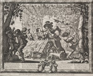 De fyra årstiderna: Hösten, 1635. av Abraham Bosse