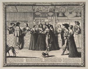 Galleriet i Justitiepalatset, ca. 1638. av Abraham Bosse