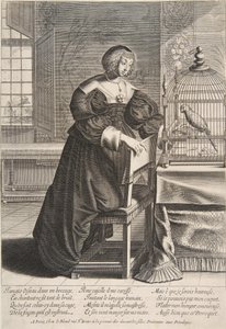 Papegojan, 1620-76. av Abraham Bosse