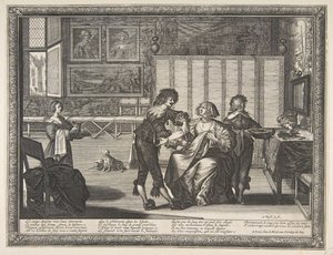 Kirurgen La Saignée, 1632. av Abraham Bosse